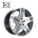 Benz Mercedes Replica Reproduction Wheels Alloy Rims 5 Holes Black Machine / Sliver lip