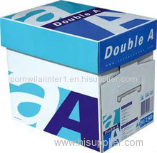 Double A white A4 copy paper 80gsm(210mm*297mm)