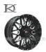Gloss Black Alloy Wheels Rims 6 Hole / 16 Inch Alloy Wheels Customizable