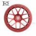 Red Monoblock Forged Wheels Lightweight Mercedes Replica Racing Car