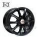 Hyper Black Aluminum TE37 Style Wheels 24" Replica Wheels Four Holes