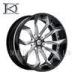 White Deep Dish Alloy Wheels Sport Rims Aluminum 14 - 17 Inch Customized