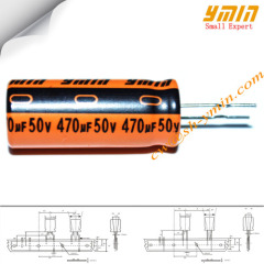 470uF 50V 12.5x20mm Capacitors LKG Series 105C 8000 ~ 12000 Hours Radial Lead Aluminium Electrolytic Capacitors for LED