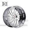 Custom Made 1 Piece Forged Wheels / Monoblock Racing Wheels Rims For Car