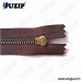 anti brass metal zipper closed end with thumb puller