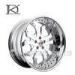 Silver White One Piece Forged Wheels Forged Alloy Wheels For Racing Car