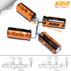 8.2uF 100V 5x11mm Capacitors LKG Series 105C 8000 ~ 12000 Hours Radial Lead Aluminium Electrolytic Capacitors RoHS