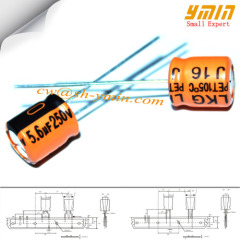 80V 68uF 10x12.5mm LED Capacitors Ymin LKG Series 105C 8000 ~ 12000 Hours Radial Aluminium Electrolytic Capacitors RoHS