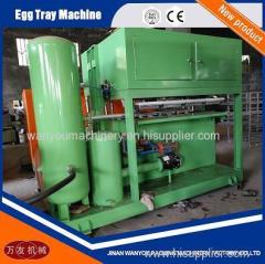 1300pcs/hour Paper Pulp Molding Egg Tray/Quail Tray Making Machine with Aluminum Molds For Sale