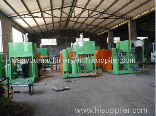 2000pcs/hour Paper Pulp Molding Egg Tray/Quail Tray Making Machine with Aluminum Molds For Sale