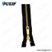 gold metal zippers and End Zip