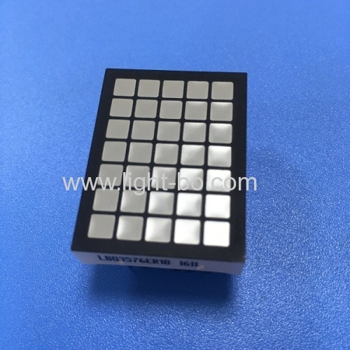 Super Red 5 x 7 Square dot matrix led display For elevator position indicator