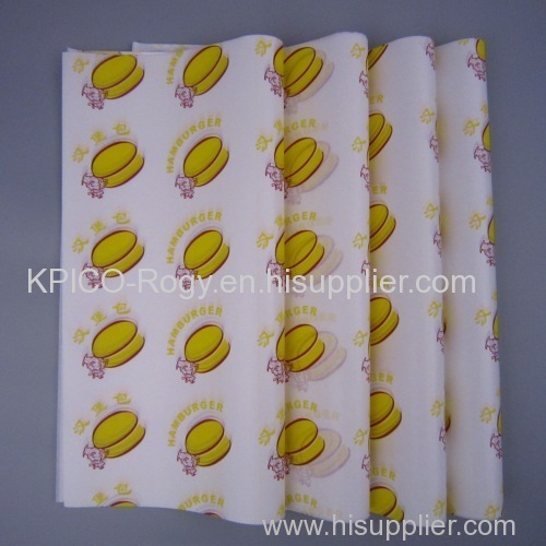 food grade packing greaseproof paper food wrapping paper