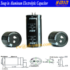 450V 470uF Capacitor 105C 3000 Hours Snap in Aluminium Electrolytic Capacitor RoHS