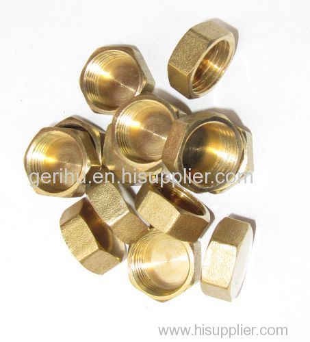 Brass Hex Female Cap