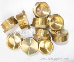 Brass Hex Male Plug