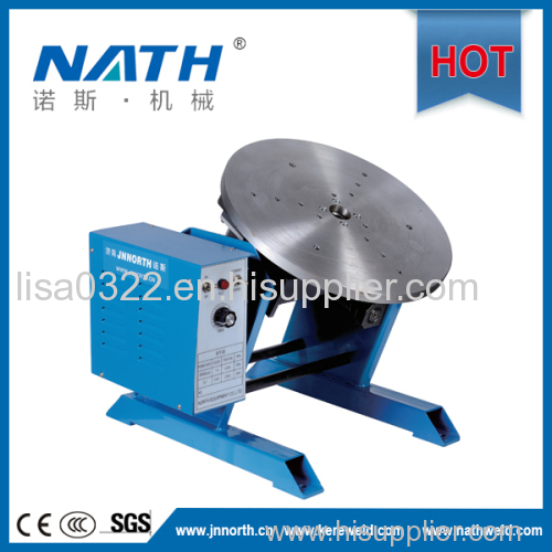 welding positioner with center hole