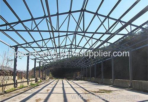 large steel truss structural steel prefabricated warehouse