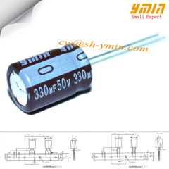 50V 330uF 10x16mm Capacitors LK Series 105C 6000 ~ 8000 Hours Radial Aluminium Electrolytic Capacitors RoHS Compliant