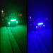 72w 12 InchStraight Led Bar with RGB halo LED Lights and Wiring Harness