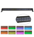 50w 288 Inch Straight Cree Led light Bar with RGB halo Flood Spot Combo Beam Driving Light 4X4 ATV 4WD SUV UTE