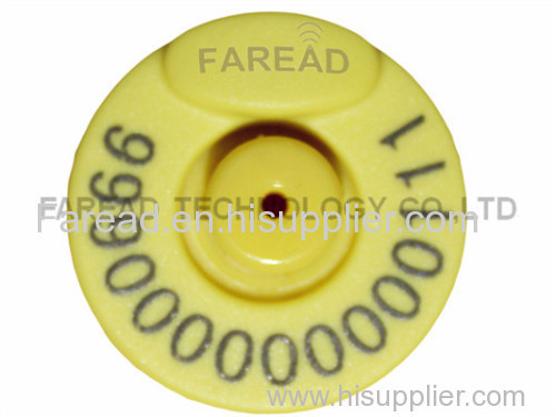 TPU RFID low frequency FDX-B Animal tags ear tag for livestock tracking and management