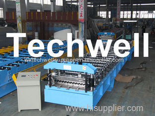 Custom Corrugated Panel Roof Sheet Roll Forming Machine for Making 1000 / 1220 / 1250mm Width Roof Sheet