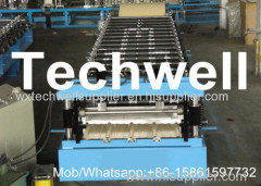 0.3 - 0.8mm Material Thickness Color Steel Roof Roll Forming Machine