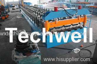 Standard Wide Span IBR Roofing Sheet Roll Forming Machine With 5.5 Kw Main Motor Power
