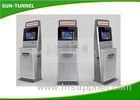 Digital Security Hotel Lobby Kiosk With Code Keyboard High Stability