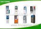 Lobby Style Free Standing Self Service Banking Kiosk Bill Payment Function