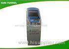 Stainless Steel Closure Self Service Banking Kiosk For Account Inquiry OEM