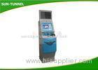 21 Inch LCD Monitor Self Service Ticket Machines Metal Keyboard 60MHZ