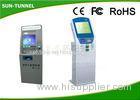 17'' Touch Screen Information Kiosk Self Service Machine A4 Paper Printing Avaliable