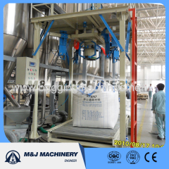 1 ton bag filling machine for cement lime powder charcoal