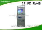 Multifunction Windows 7 Linux ATM Wall Mount Kiosk With Cash Dispenser Machine