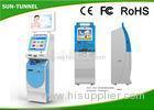 Free Standing Touch Screen Information Kiosk Advertising Function