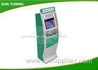 Free Standing Automatic Card Dispenser Kiosk Bill Payment Function