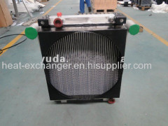 oil cooler for lubricating system construction machinery hydraulic system agricultural machinery plate fin heat exchange