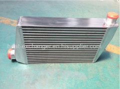 Radiator of kinds of automobile water type and oil type charge air cooler