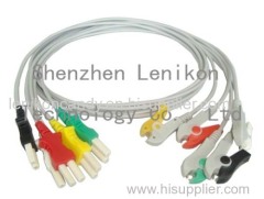 Spacelab 5 lead Clip Leads Wire