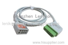 niohen kohden 12pin 3 lead trunk cable