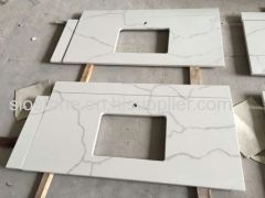 China Aritificial Quartz Stone Slab for Bathroom Vanity Top