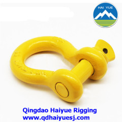 Drop forged US type G2130 G209 anchor bow shackle