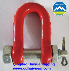 Drop forged US type G2150 G210 anchor Dee shackle