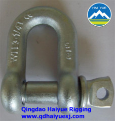 Drop forged US type G2150 G210 anchor Dee shackle