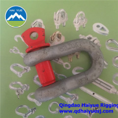 Drop forged US type G2150 G210 anchor Dee shackle