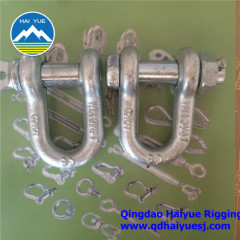 Drop forged US type G2150 G210 anchor Dee shackle