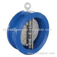 DN40-DN800 stainless steel wafer type double disc swing check valve for water treatment