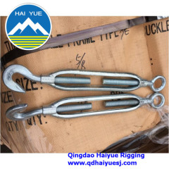 Zinc plated JIS frame type rigging turnbuckle